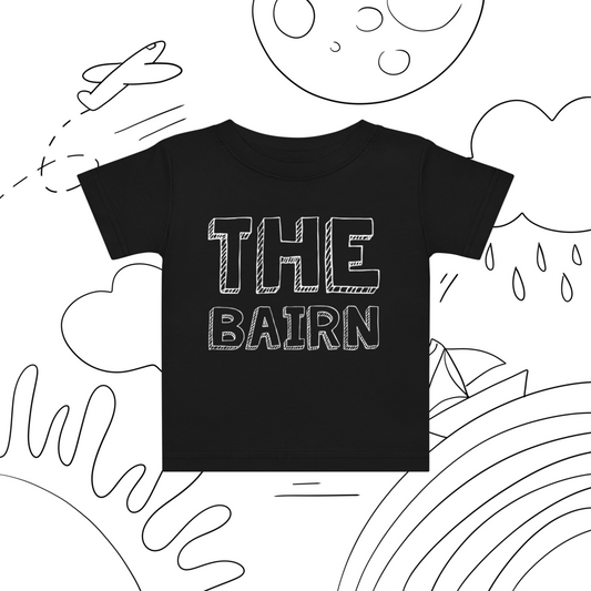 Geordie Genes The Bairn Baby Tee (Black)
