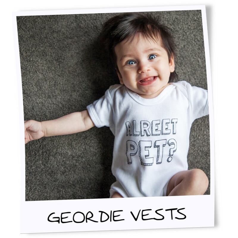 Geordie Baby Vests